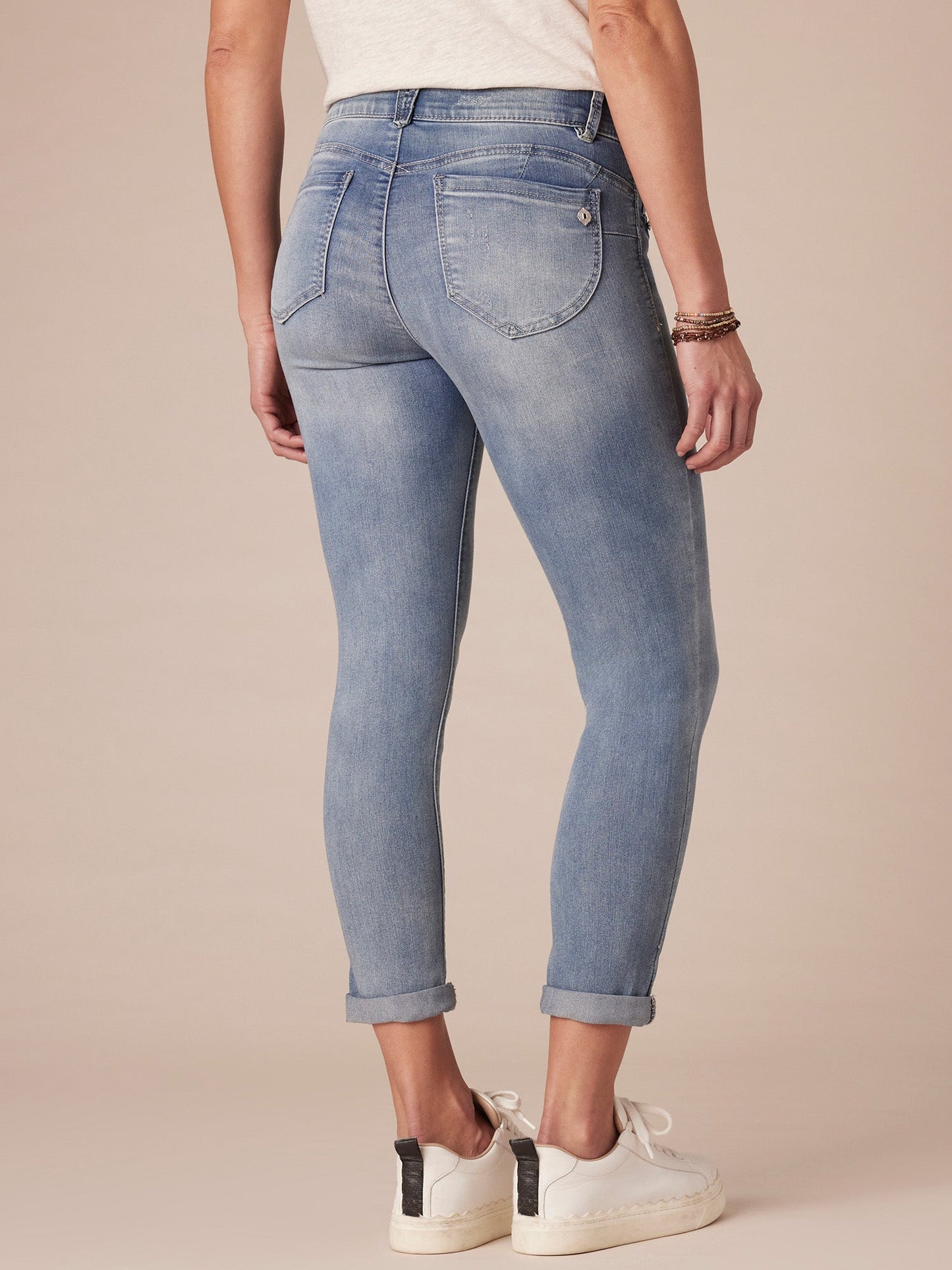 Absolution® Light Blue Denim Petite Ankle Skimmer