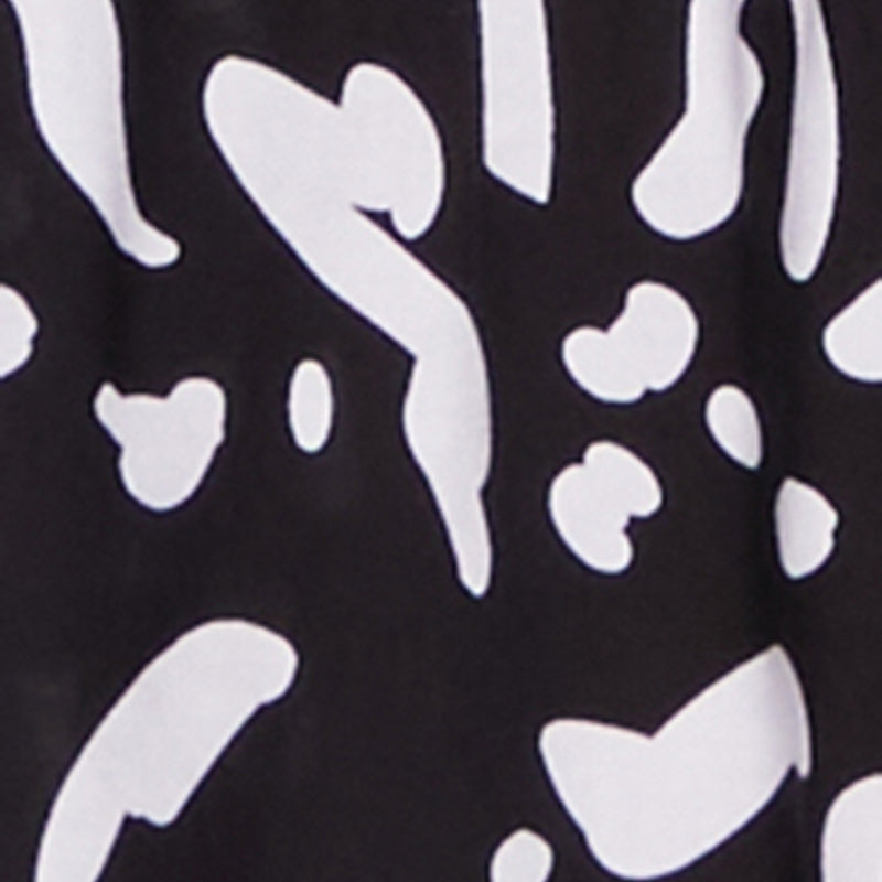 Patterned Smocked Maxi Peasant Dress