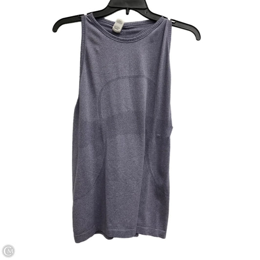 Athletic Tank Top By Lululemon In Purple, Size: M
