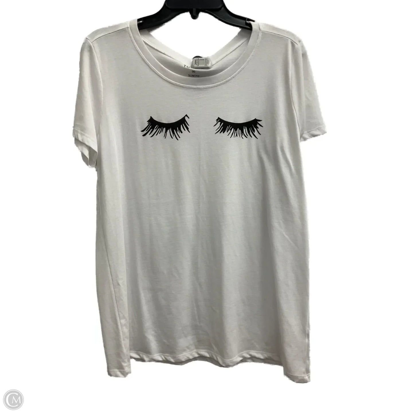 Top Short Sleeve By Torrid In White, Size: M