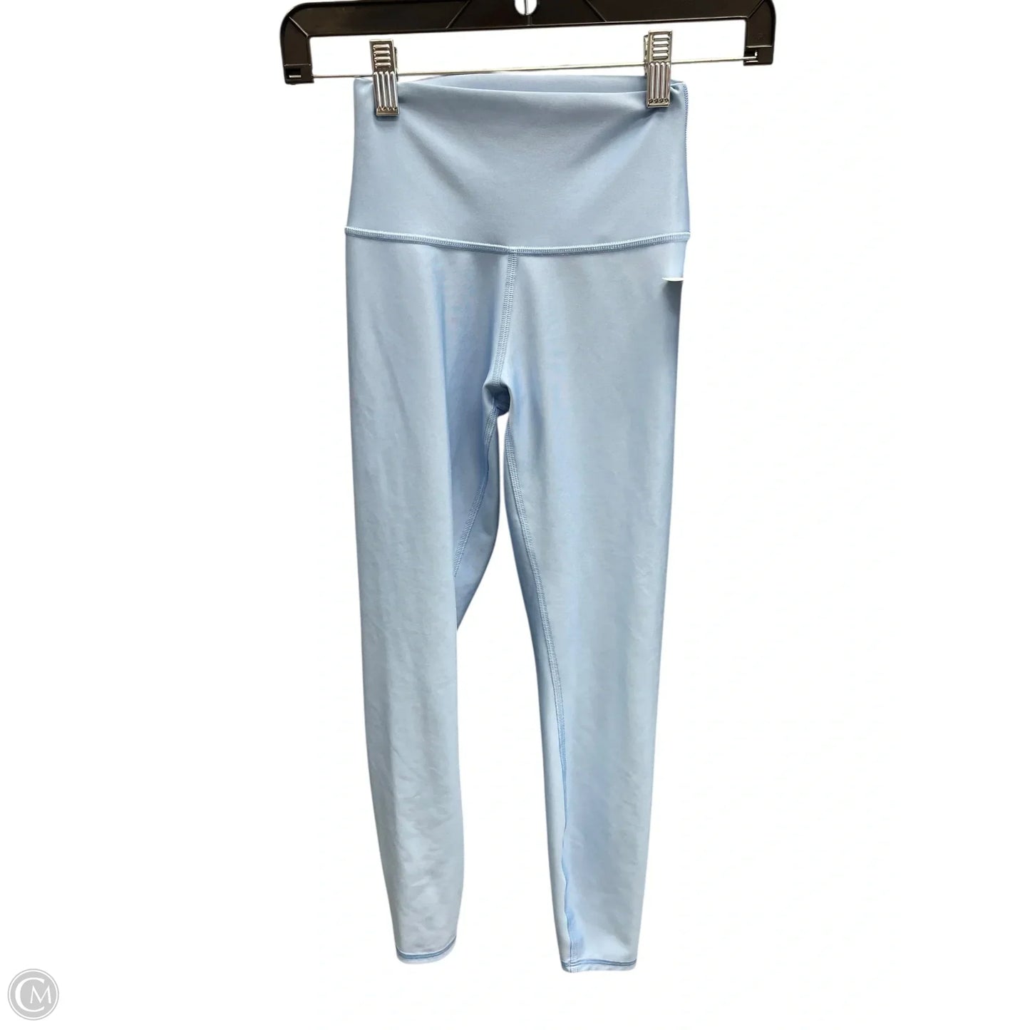 Athletic Leggings By Alo In Blue, Size: Xxs