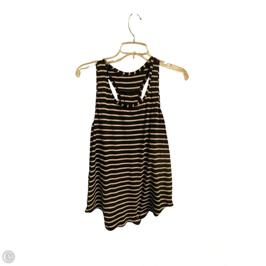 Athletic Tank Top By Lululemon In Striped Pattern, Size: M