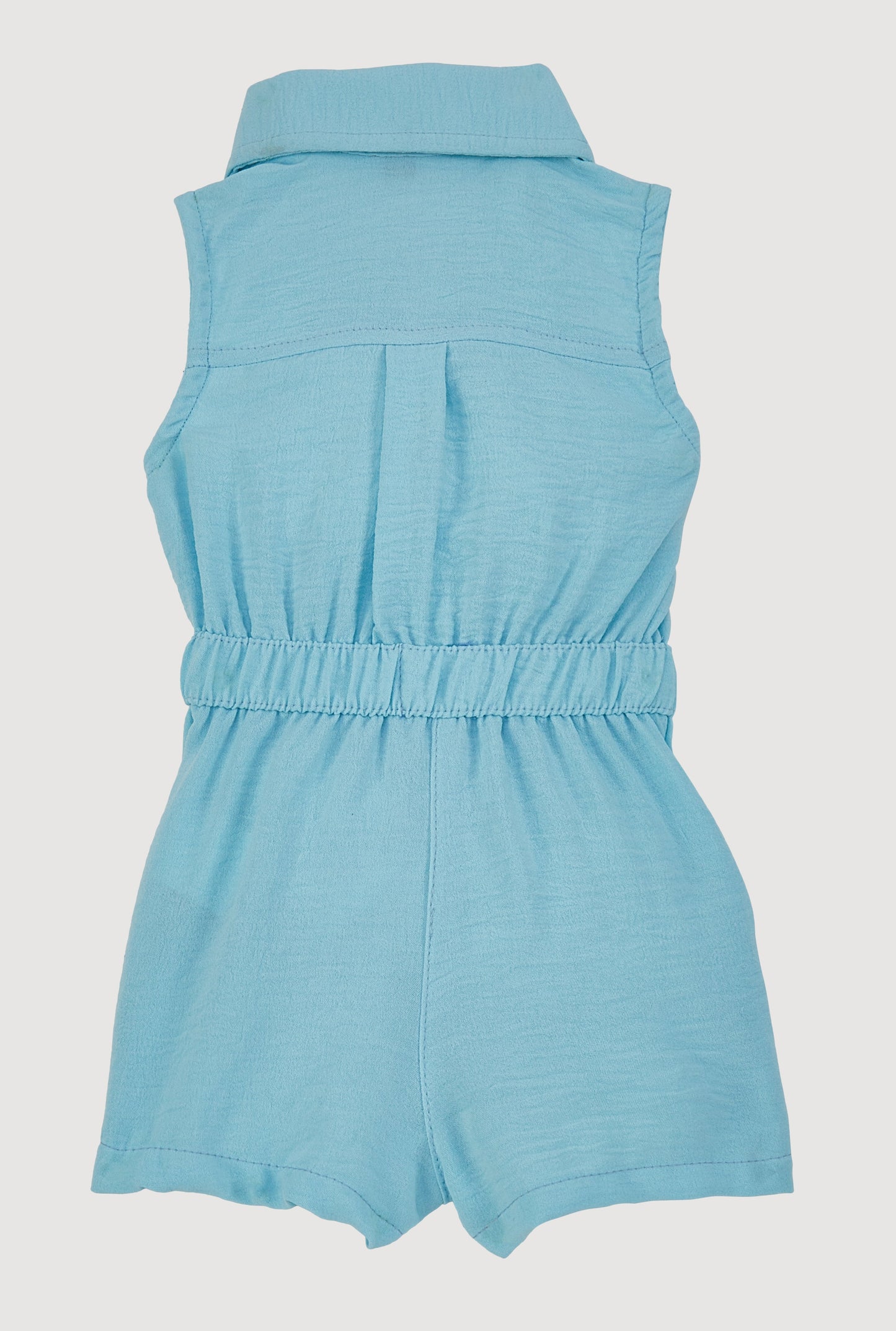 Baby Girls 0-9M Sleeveless Romper with Cargo Pockets