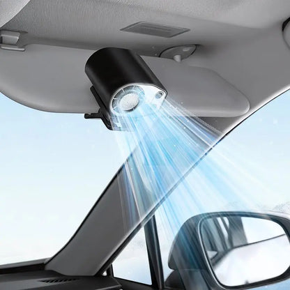Car Clip-On Fan with LED Display