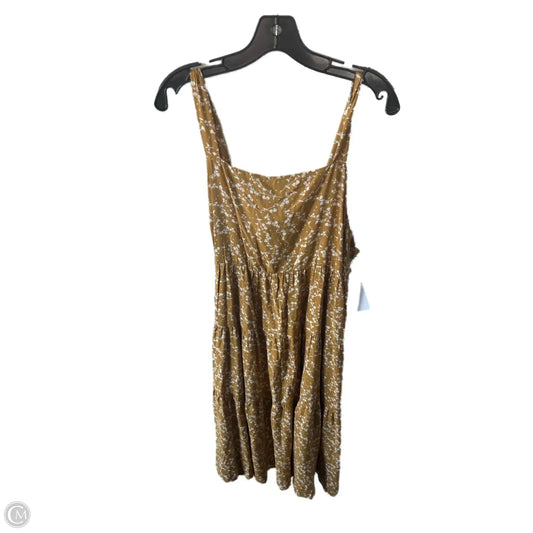 Dress Casual Midi By Downeast In Yellow, Size: Xxl