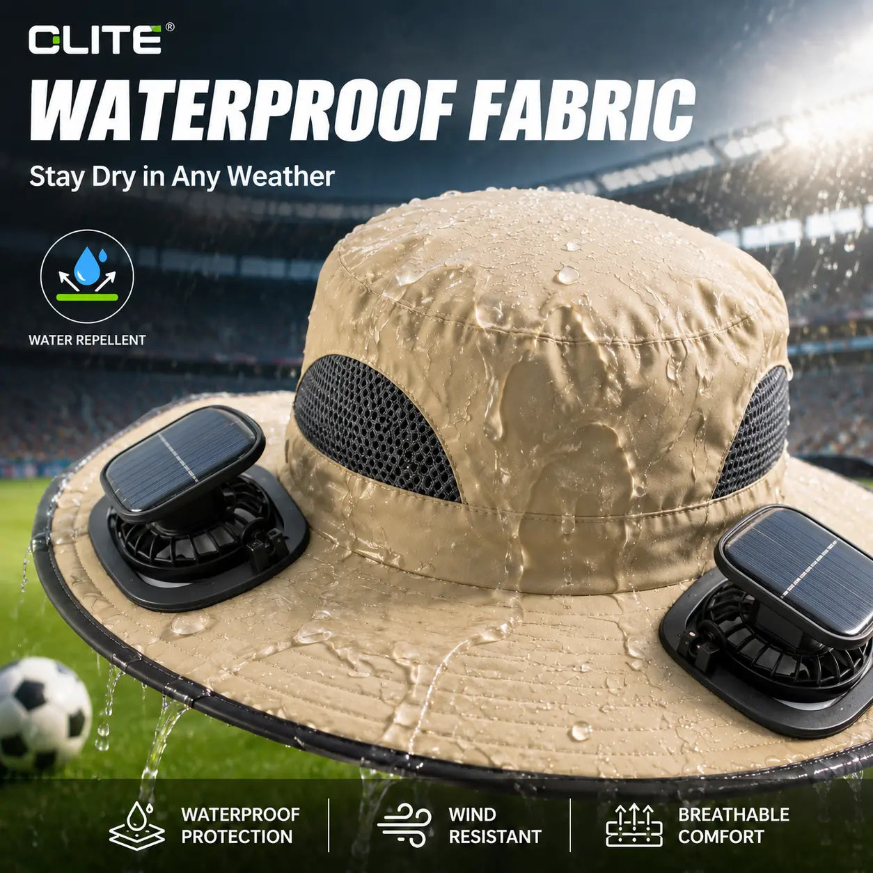 Solar Fan Cooling Hat