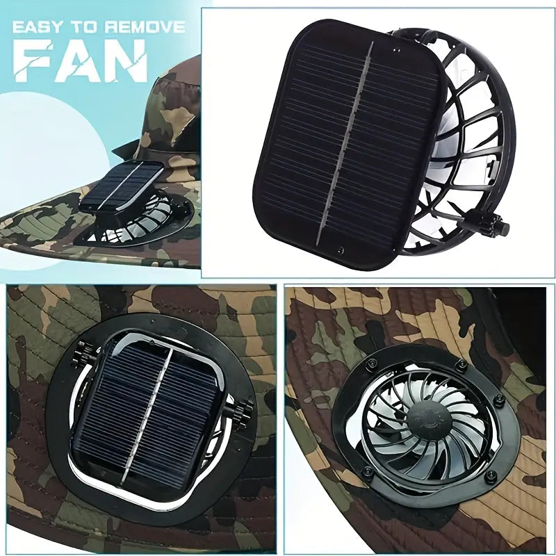 Solar Fan Cooling Hat