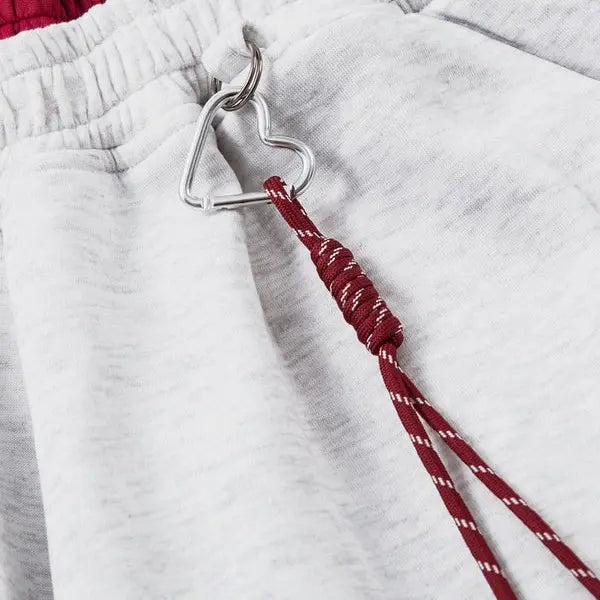 Striped Baggy Sweatpants & Hoodie