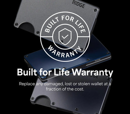 Ridge Wallet Slim RFID Blocking