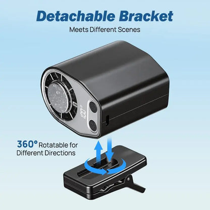 Car Clip-On Fan with LED Display