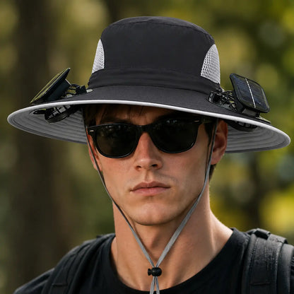 Solar Fan Cooling Hat