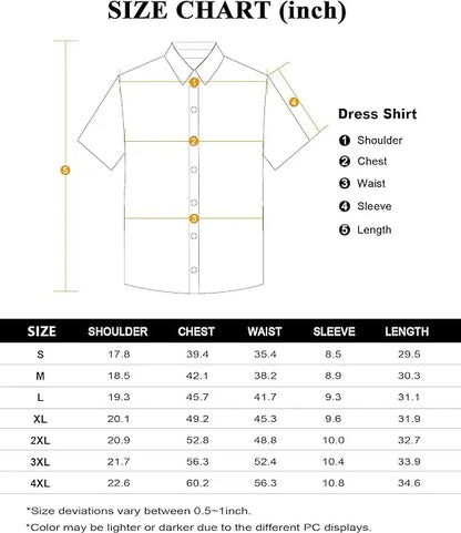 Men's Slim Fit Stretch Dress Shirts 2-Pack