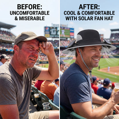 Solar Fan Cooling Hat