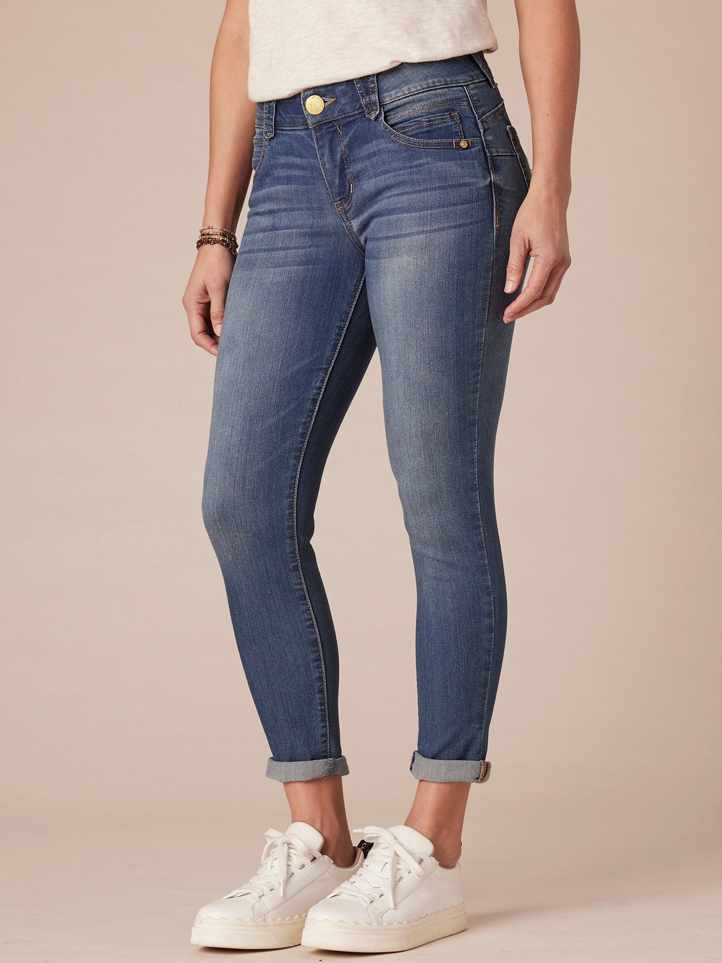 Absolution® Blue Denim Petite Ankle Skimmer Jeans