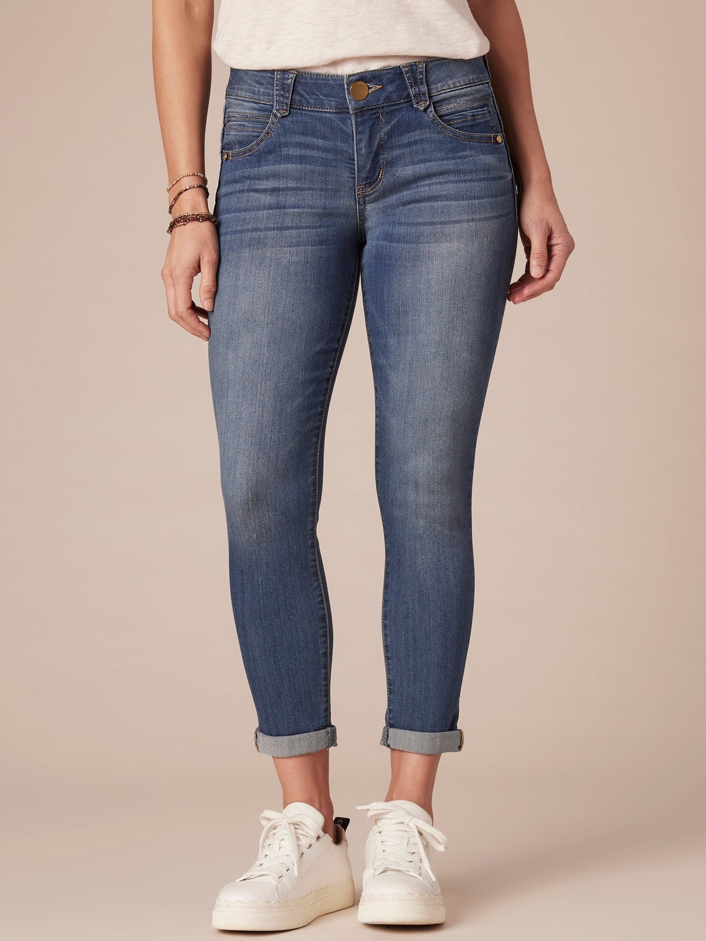 Absolution® Blue Denim Petite Ankle Skimmer Jeans