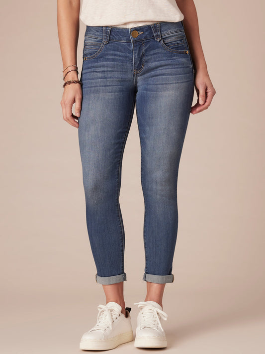 Absolution® Blue Denim Petite Ankle Skimmer Jeans