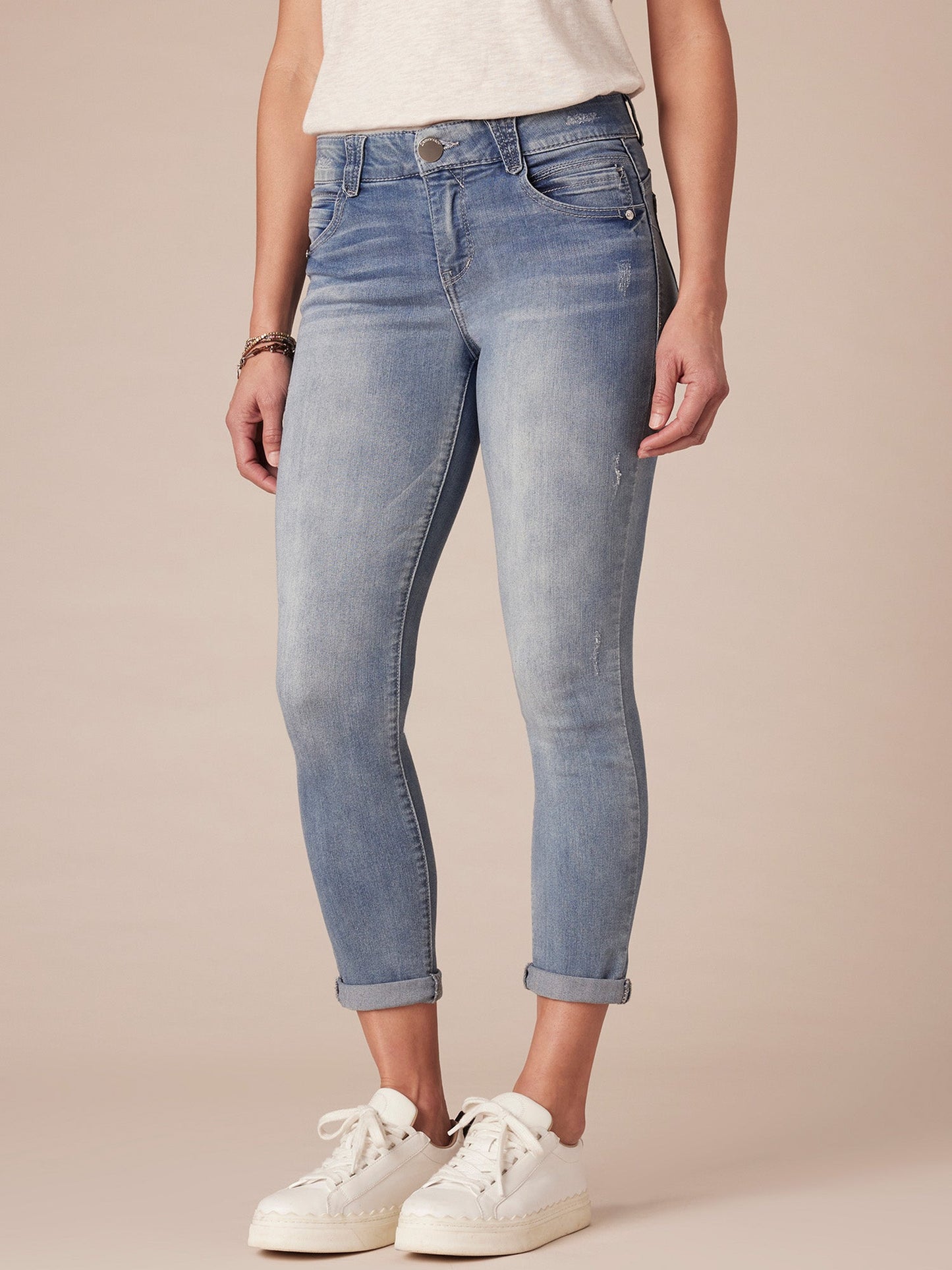 Absolution® Light Blue Denim Petite Ankle Skimmer