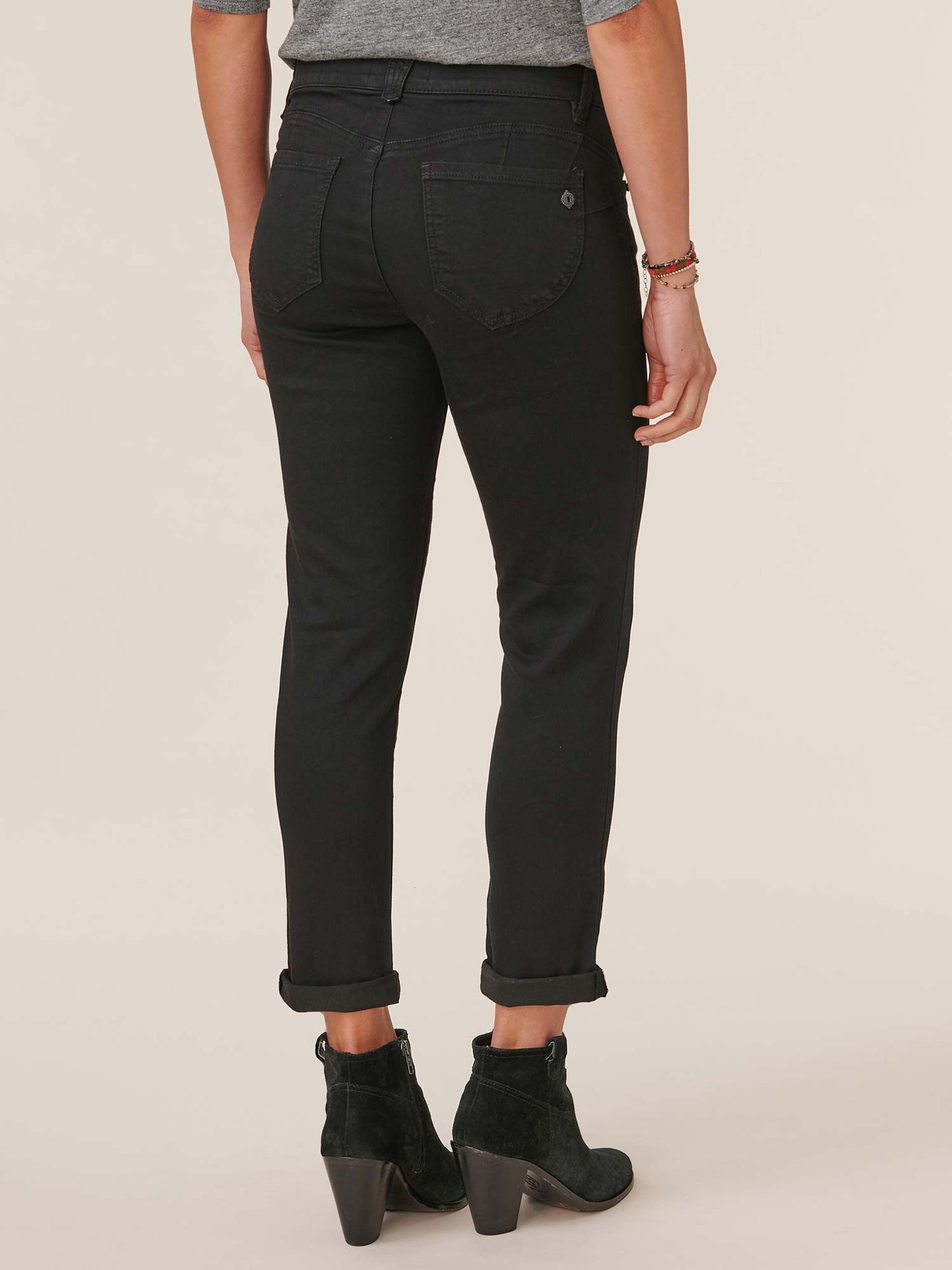 Absolution® Black Denim Petite Ankle Skimmer
