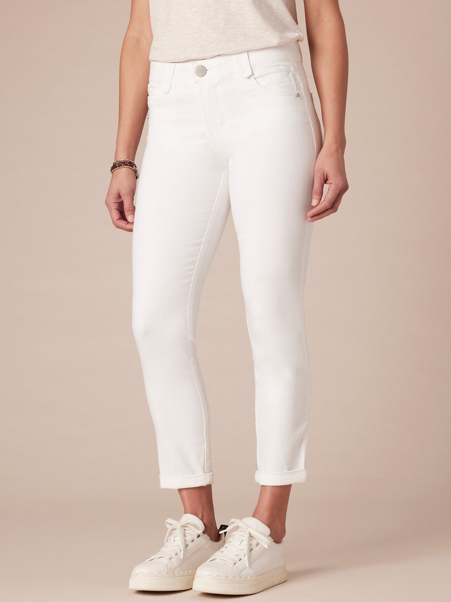 Absolution® Optic White Ankle Skimmer