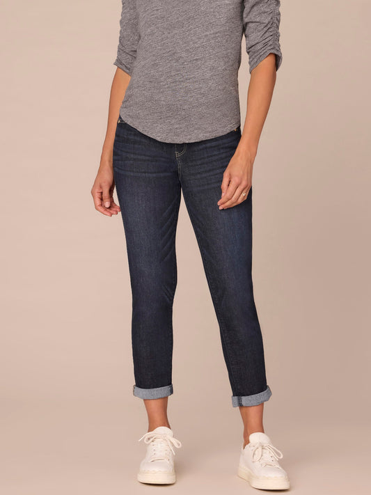 Absolution Indigo Maternity Ankle Skimmer Baby Bump Jeans