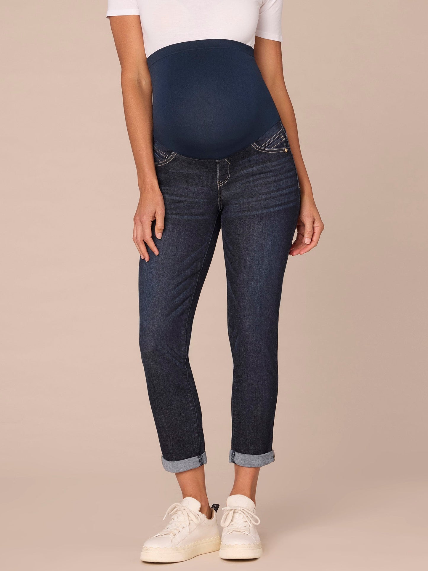 Absolution Indigo Maternity Ankle Skimmer Baby Bump Jeans