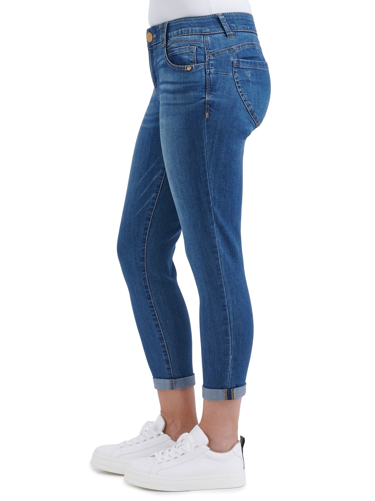 Absolution® Blue Denim Petite Ankle Skimmer Jeans