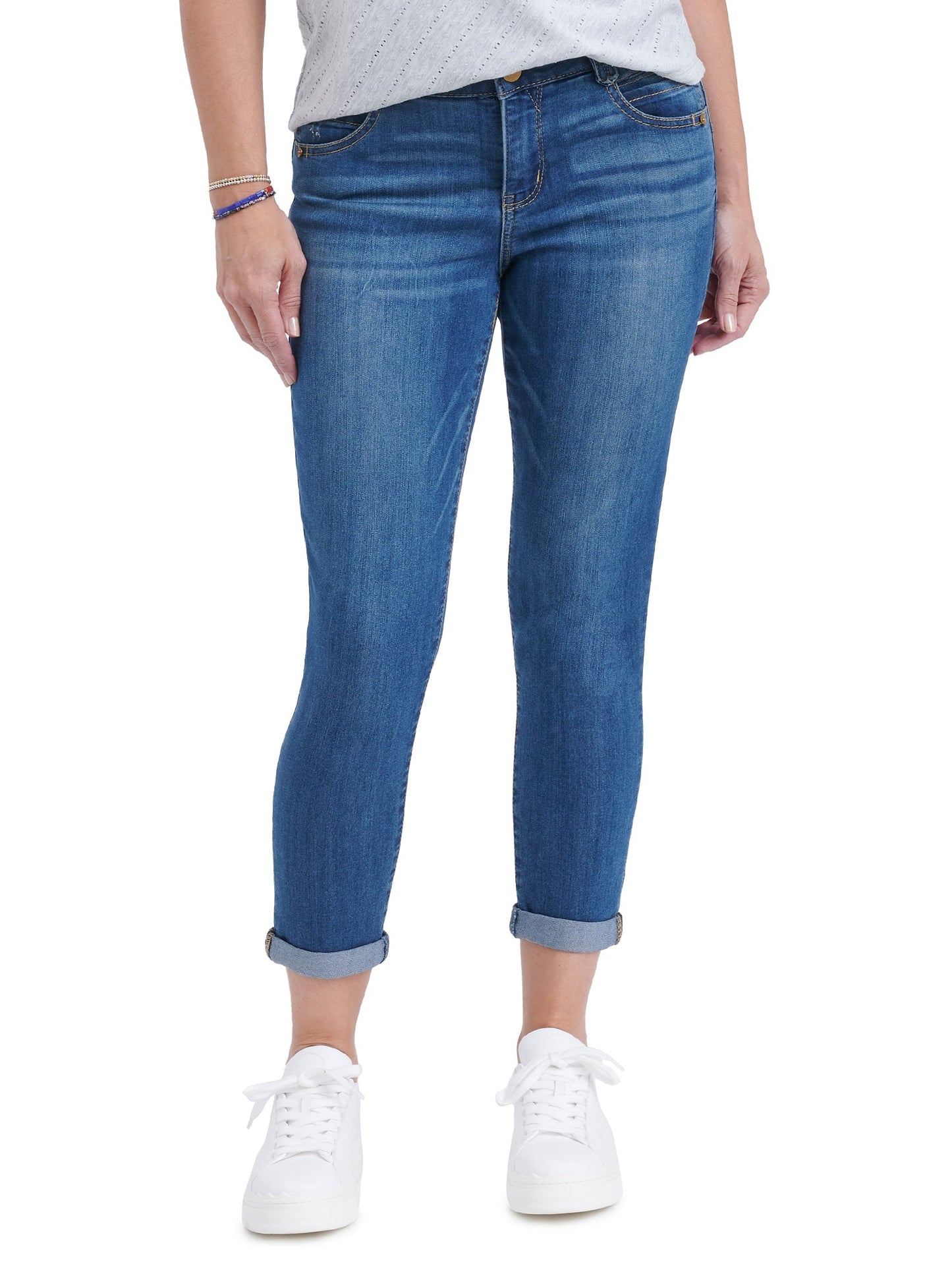 Absolution® Blue Denim Petite Ankle Skimmer Jeans