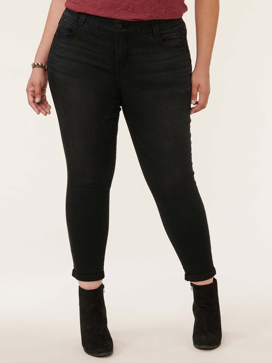 Absolution® Black Denim Plus Ankle Skimmer Jean